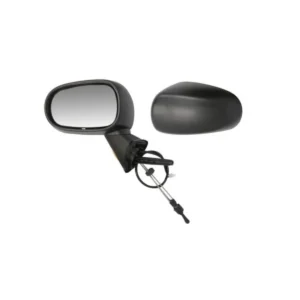 Dış Dikiz Aynası Sol L Modus Kablo Tipi Ayna Lambası Siyah Kapak Asferik Cam 4H2P Sol LH 2004 ve Sonrası BM 7701060071