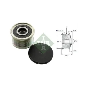 Alternatör Kasnağı Rulmanlı 7 Kanal Trafic III Master III Şarj Dinamo Kasnağı 2.3 dCi M9T INA 535015310 INA